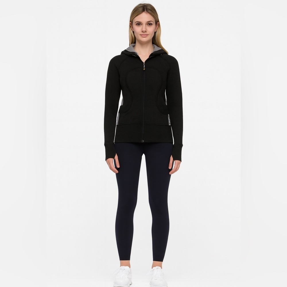 Lululemon Hoodie Charcoal Black Grey Size 8